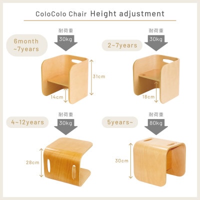 HOPPL(ホップル)オリジナル商品　コロコロチェア ブラックウォールナット