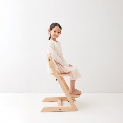 HOPPL(ホップル)オリジナル商品　チョイスキッズ ナチュラル　専用チェアクッション付き