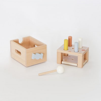HOPPL(ホップル)スタッキングボックストイ　キャンディ(棒たたき)