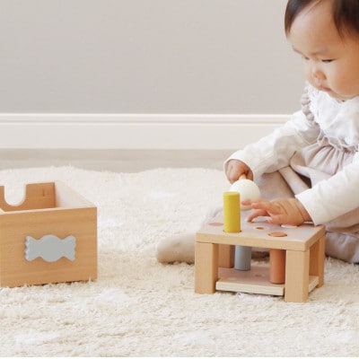 HOPPL(ホップル)スタッキングボックストイ　キャンディ(棒たたき)
