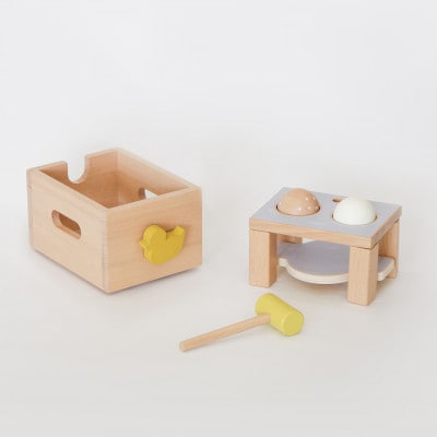 HOPPL(ホップル)スタッキングボックストイ　あひる(ボール落とし)