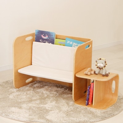 HOPPL(ホップル) オリジナル商品　コロコロチェア&デスク ナチュラル☆フルオプション付き☆