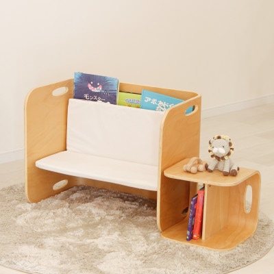 HOPPL(ホップル) オリジナル商品　コロコロチェア&デスク アイボリー☆フルオプション付き☆