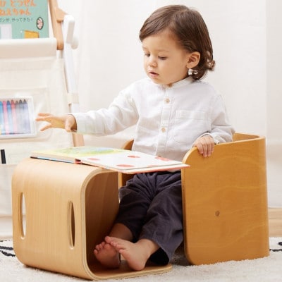 HOPPL(ホップル) オリジナル商品【アウトレット】コロコロチェア　アイボリー