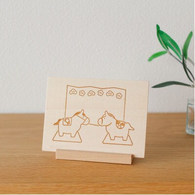 HOPPL(ホップル)オリジナル商品　こよみプレート(午)