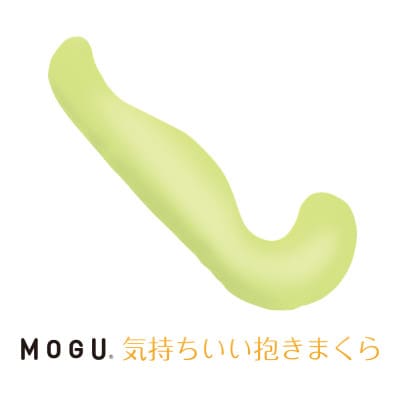 MOGU気持ちいい抱きまくら　ライトグリーン