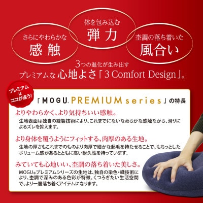 MOGUプレミアムホールシートクッション　ネイビー