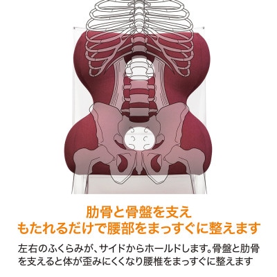 MOGU姿勢体幹サポーターエイト　ネイビー