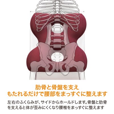 MOGU姿勢体幹サポーターエイト　シルバーグレー