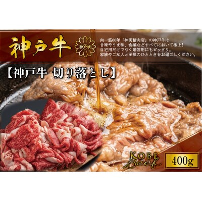 神戸牛　切り落とし　400g【FS45】