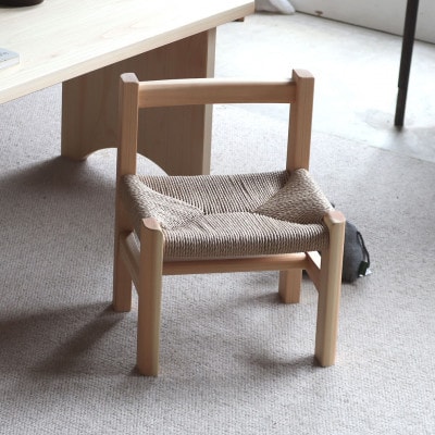 ファニファニの子供イスと机 sol&will　天然無垢材 国産ヒノキ　テーブルセット