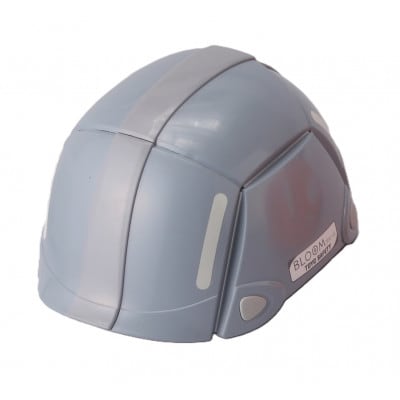 防災用折りたたみヘルメット ブルーム 1個 グレー