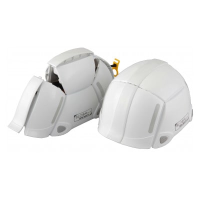 防災用折りたたみヘルメット ブルーム 1個 グレー