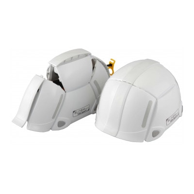 ～まさかの時の備えに～防災用折りたたみヘルメット ブルーム ライム　1個