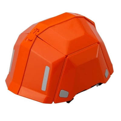 防災用折りたたみヘルメット ブルーム2 オレンジ 1個