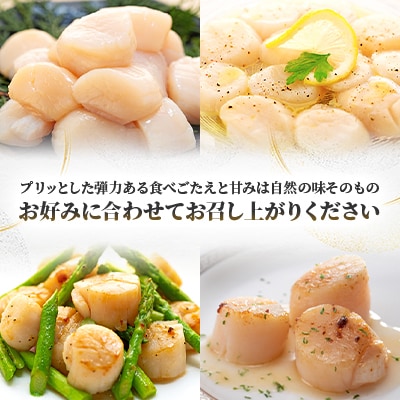 【2025年新物先行受付!】【網走前浜産】無添加ホタテ貝柱 1.2kg(300gパック×4)