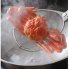 先行予約・オホーツク流氷海明け活〆茹でズワイ蟹2尾で約1.5kg・冷蔵便届け