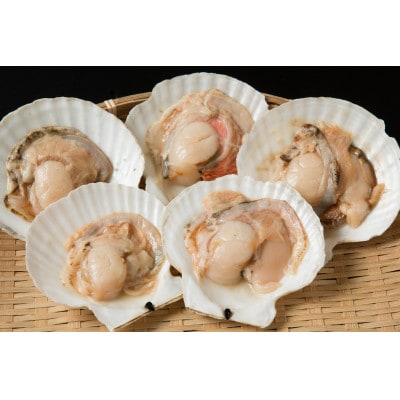 網走市内・炭焼き炉端・五十集屋の人気の無添加お刺身帆立&焼き帆立片貝セット