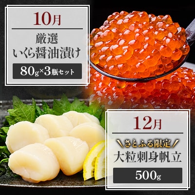 【発送月固定定期便】オホーツク網走自慢人気の海鮮グルメ 偶数月お届け定期便全6回