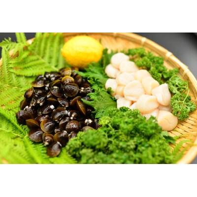 かにやのお勧め毛蟹2尾 無添加お刺身帆立としじみ貝 特製鱒いくら醤油漬けのセット【複数個口で配送】