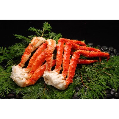 【毎月定期便】かにやで人気の3種のタラバ蟹尽くし「生タラバポーション・焼き蟹・茹で蟹」全3回