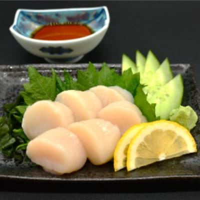 【さとふる限定】大粒刺身帆立　500g　化粧箱入り