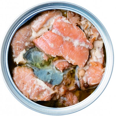網走産　ホタテ・サケ・タコ・ワカサギのオイル煮　缶詰セット　計400g