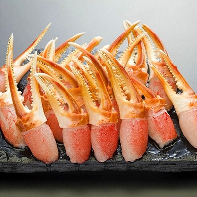 北海道またはロシア産 生冷凍 カット済 ズワイガニ むき身【カニ爪・爪下・脚ポーション】約3kg