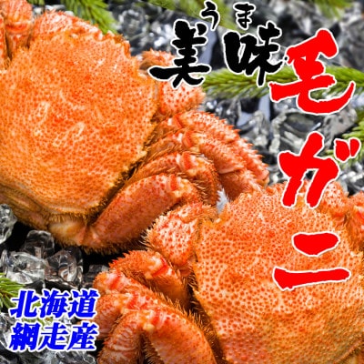 北海道 網走産 毛ガニ 440g前後