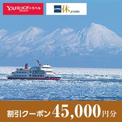 【北海道網走市】一休.com・Yahoo!トラベル割引クーポン(45,000円分)