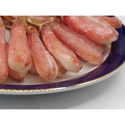 【訳あり】北海道産　冷凍生オオズワイガニポーション　300g×3(300gあたり15～30本)