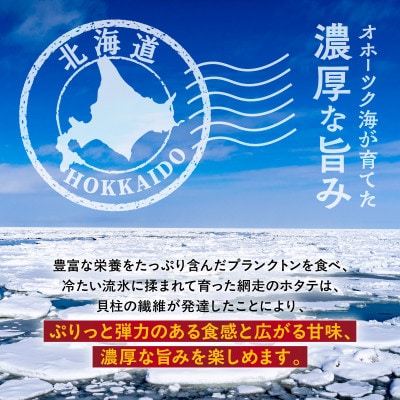 【訳あり】北海道オホーツク産 冷凍帆立貝柱(カット不要で便利な小玉)2,400g(400g×6袋)