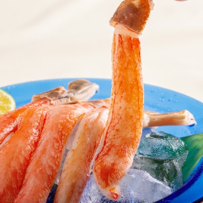 生冷本ずわい蟹ポーション(500g)・爪(200g)計700gセット