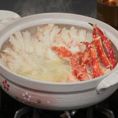【訳アリ】【数量限定】　蒸し蟹・鍋用カット済　生冷たらば蟹　3kg