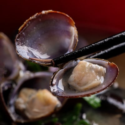 朝食セット　天然紅鮭切り身5切　と　網走湖のしじみ貝1kg