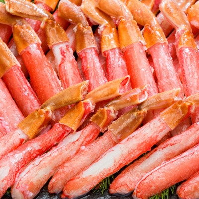 訳あり(小サイズ)2大かにポーションセット　　本ずわいがに・本たらばがに各500g