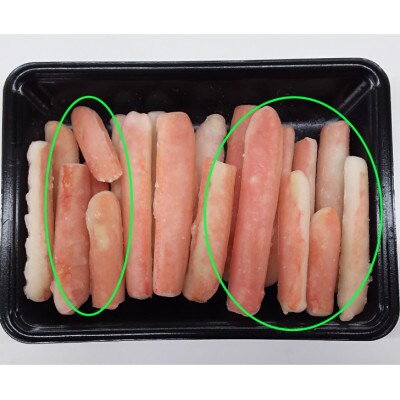 【訳あり】完全殻むき 本ズワイガニむき棒身 500g 時短調理に!