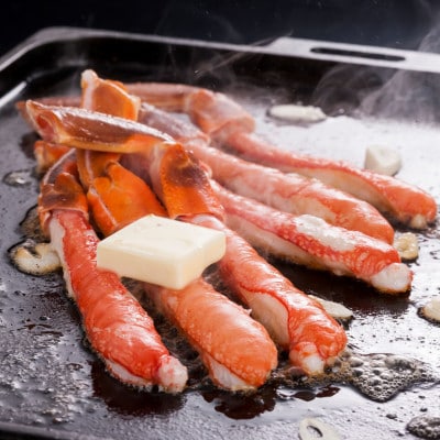 便利な詰合せ 生冷 本ずわい蟹ポーションむき爪セット 計2kg【カット済】2種類のおいしさを楽しむ　