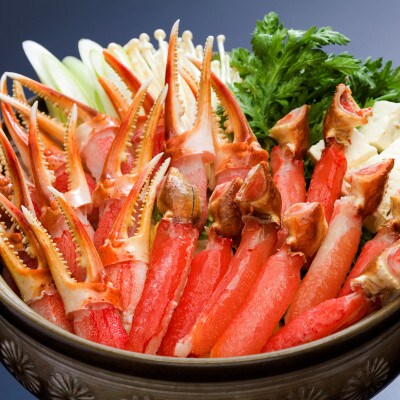 味わう2種類の部位 生冷凍ずわい蟹爪と爪下セット 各1kg　総重量 2kg【加熱用】