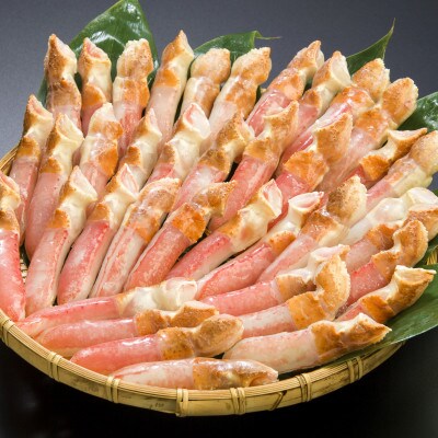 味わう2種類の部位 生冷凍ずわい蟹爪と爪下セット 各1kg　総重量 2kg【加熱用】
