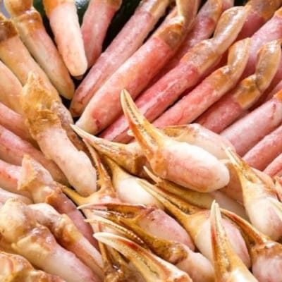 【数量限定】手軽に調理 カット済　生冷ずわい蟹しゃぶセット 総量 1kg 下処理不要ですぐお鍋に!　