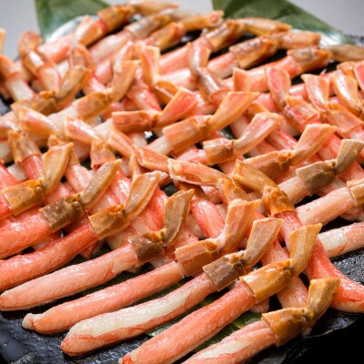 ずわい蟹味わい尽くしセット　小サイズのズワイポーション500g(25～30本)とカニ味噌80g