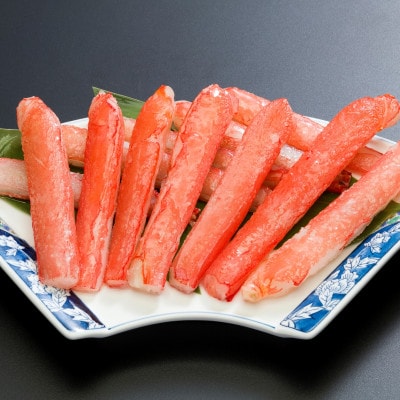 【訳あり】本ズワイガニむき棒身　500g　完全殻むき100%だから時短調理!