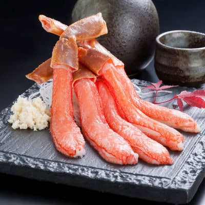 小分けが便利!　生冷本ずわい蟹棒ポーション 計1.5kgセット(500g×3袋)
