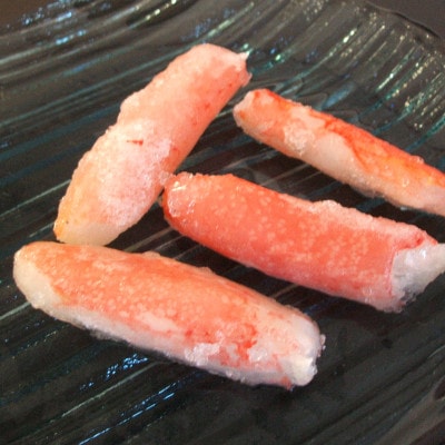 【訳あり】【数量限定】生冷ずわい蟹むき身 小サイズ【バラ身】　計1kg　500g×2