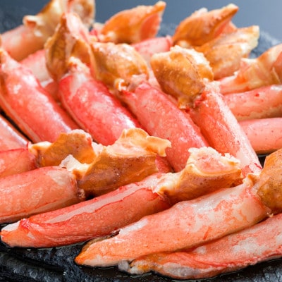 【訳あり】だしまで楽しむ　生冷凍ずわい蟹爪下・肩肉のむき身セット　各500g　 計1kg