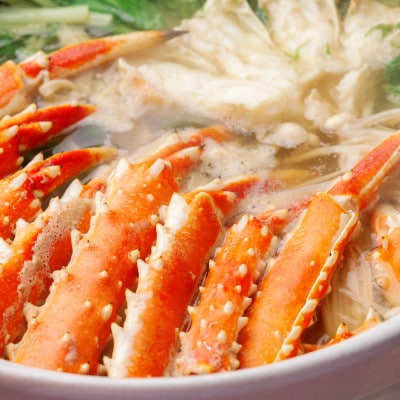 【訳あり】　生冷たらばダキアーム半割　1kg×2　蒸し蟹・鍋用　計2kg