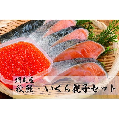 網走産　秋鮭いくら　親子セット