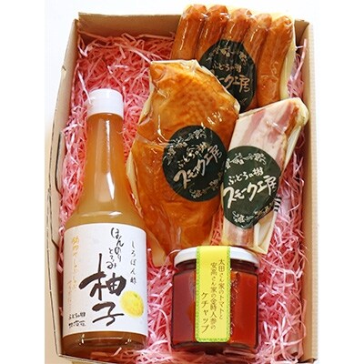ぶどうの樹　自家製スモークセット(3種)&調味料(2種)