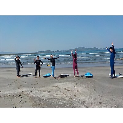SUPorサーフィン体験&海辺の絶景バイキング引換券(1名様)